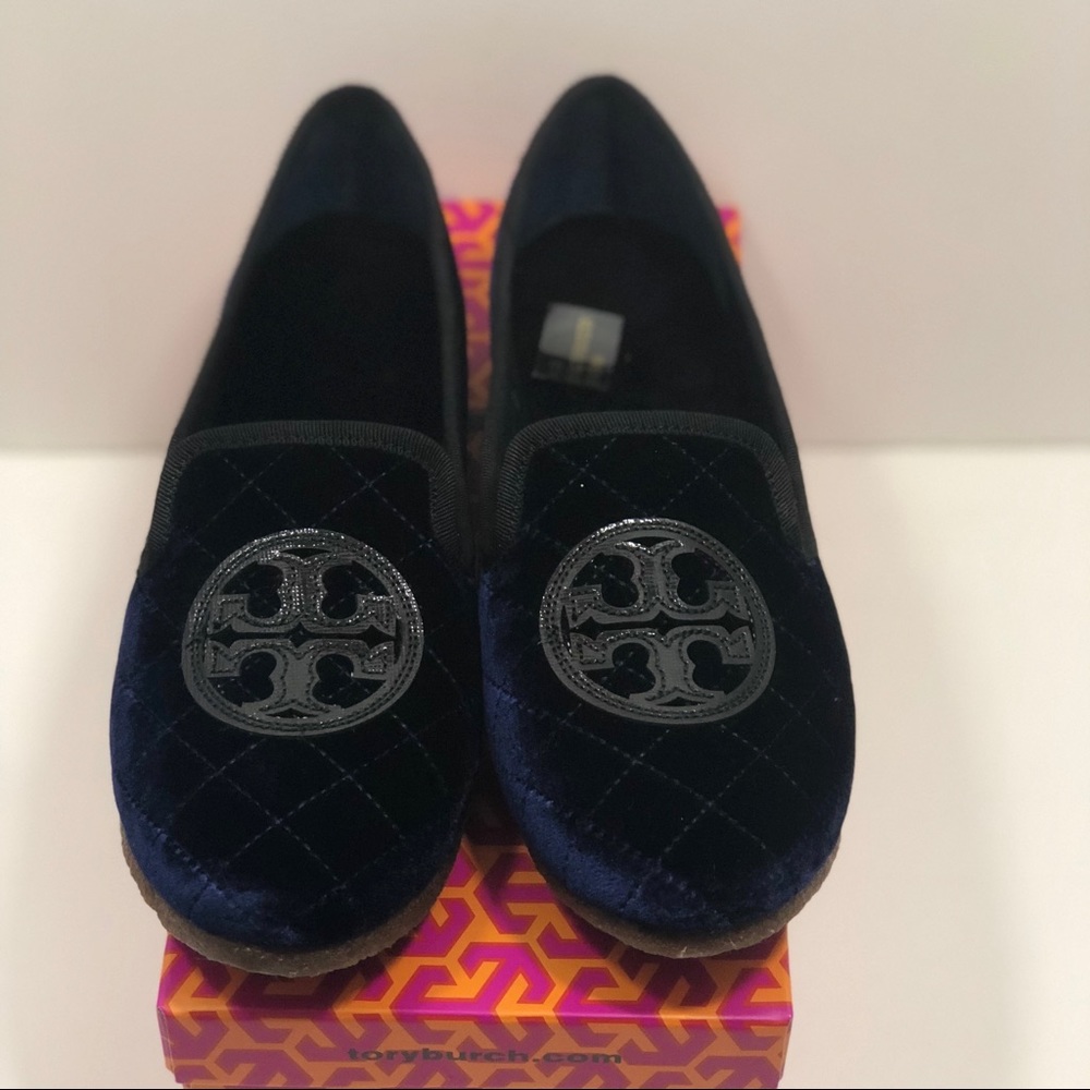 Tory Burch Quilted Billy Slippers Sz 8 NIB